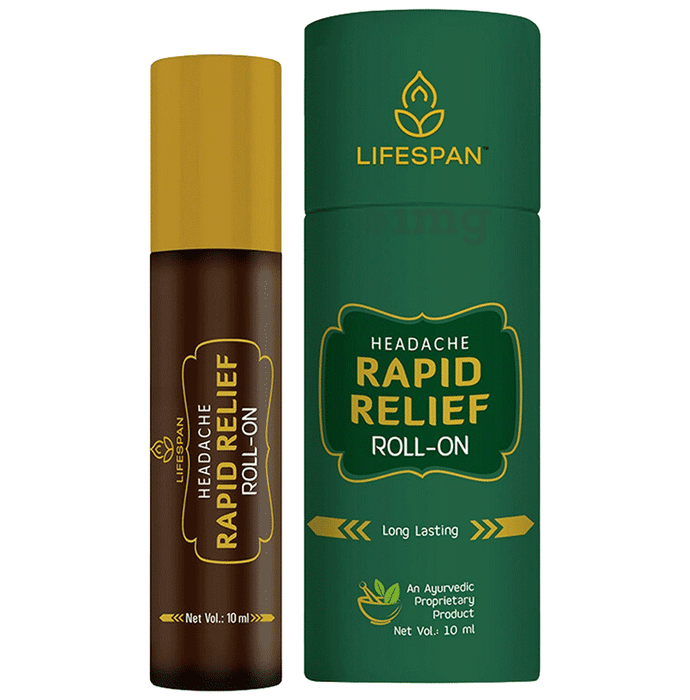 Lifespan Headache Rapid Relief RollOn 100 Ayurvedic Solution for