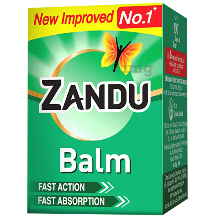 Zandu Balm | Effective Relief from Cold, Headache & Body Ache