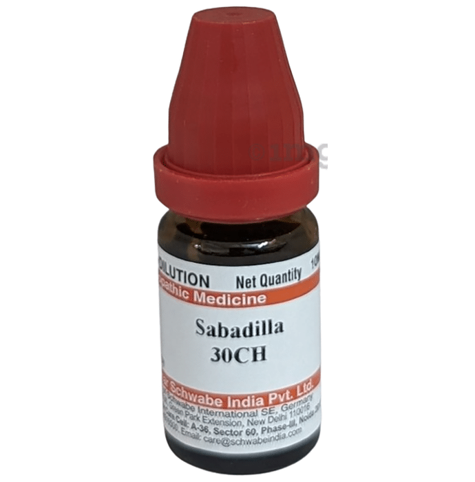 Dr Willmar Schwabe India Sabadilla Dilution 30 CH
