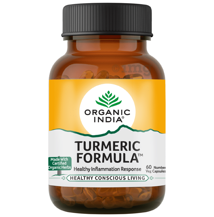 Organic India Turmeric Formula Veg Capsule | Helps Reduce Inflammation