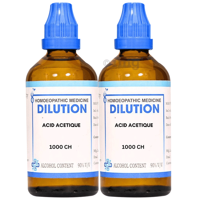 LDD Bioscience Acid Acetique Dilution (100ml Each) 1000 CH