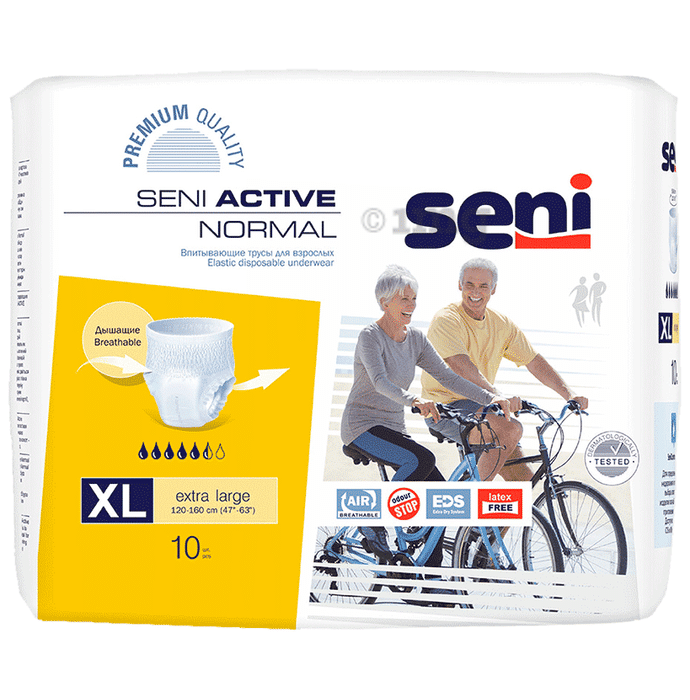 Seni Active Normal Elastic Disposable Underwear Diaper XL