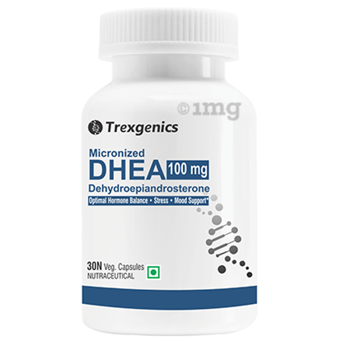 Trexgenics Micronized DHEA 100mg Veg Capsule