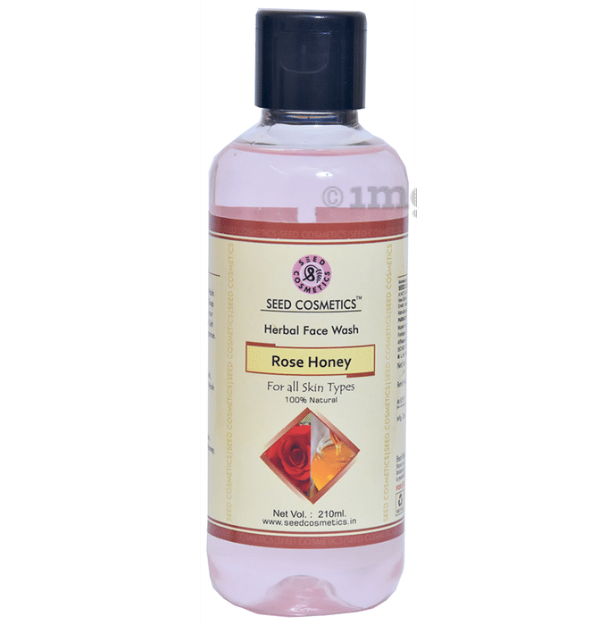 Seed Cosmetics Rose Honey Herbal Face Wash