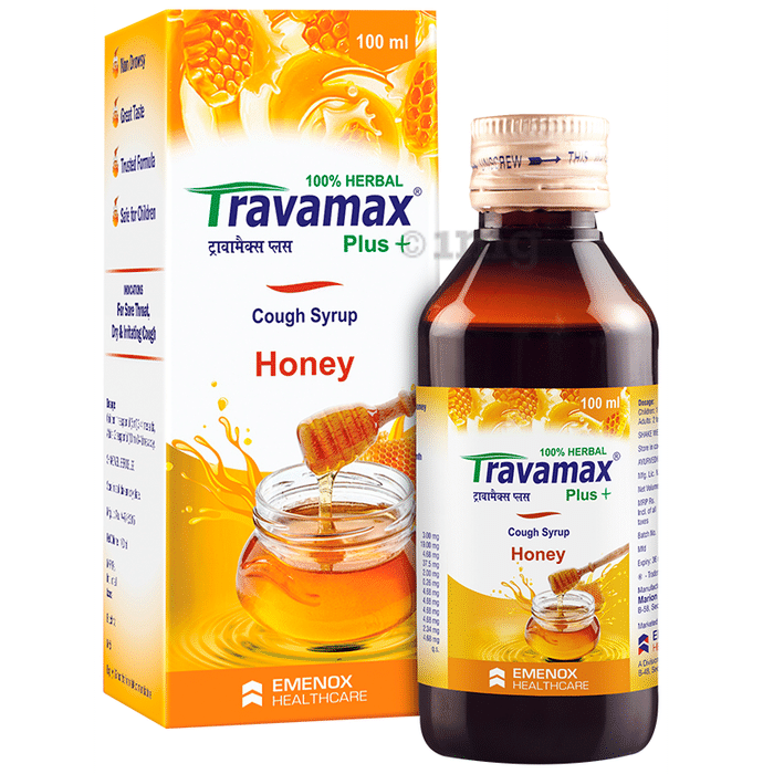 Travamax Plus Cough Syrup Honey
