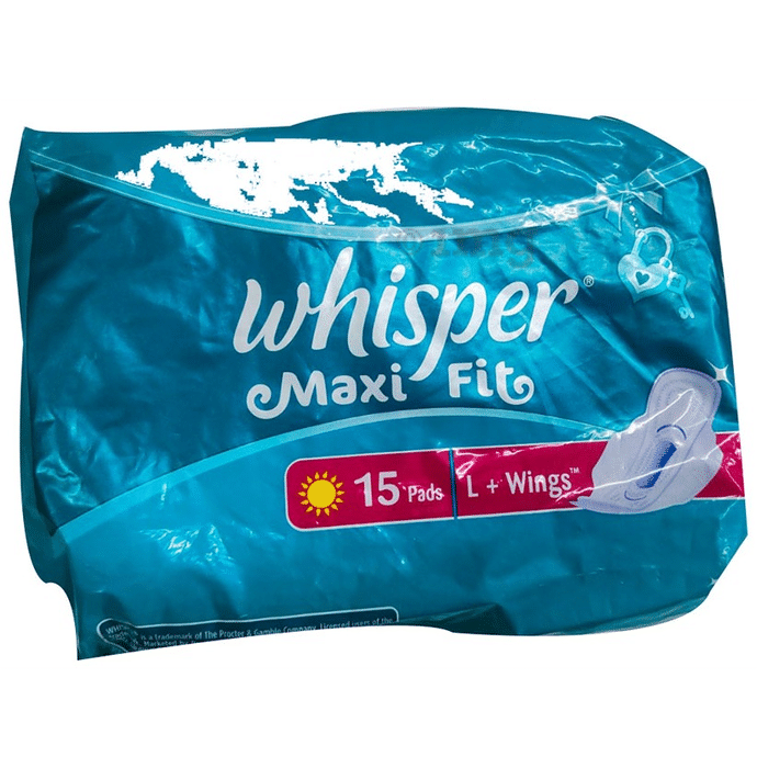 Whisper Maxi Fit L+ Wings Pads