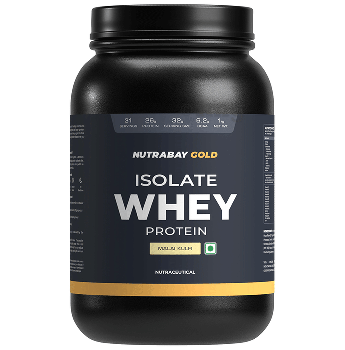 Nutrabay  Isolate Whey Protein Powder Malai kulfi