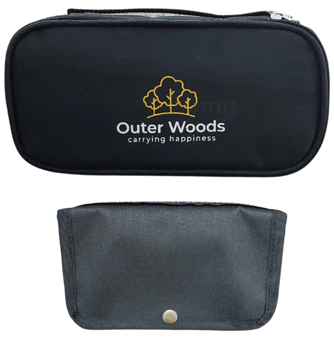 Outer Woods OW 12 Insulated Insulin Cooler Bag Black