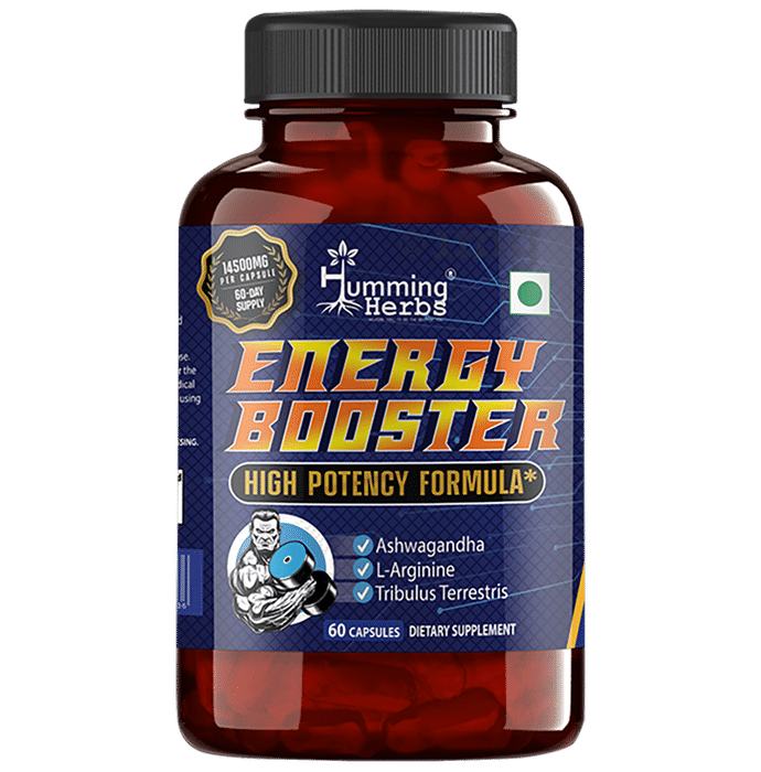 Humming Herbs Energy Booster High Potency Formula Capsule