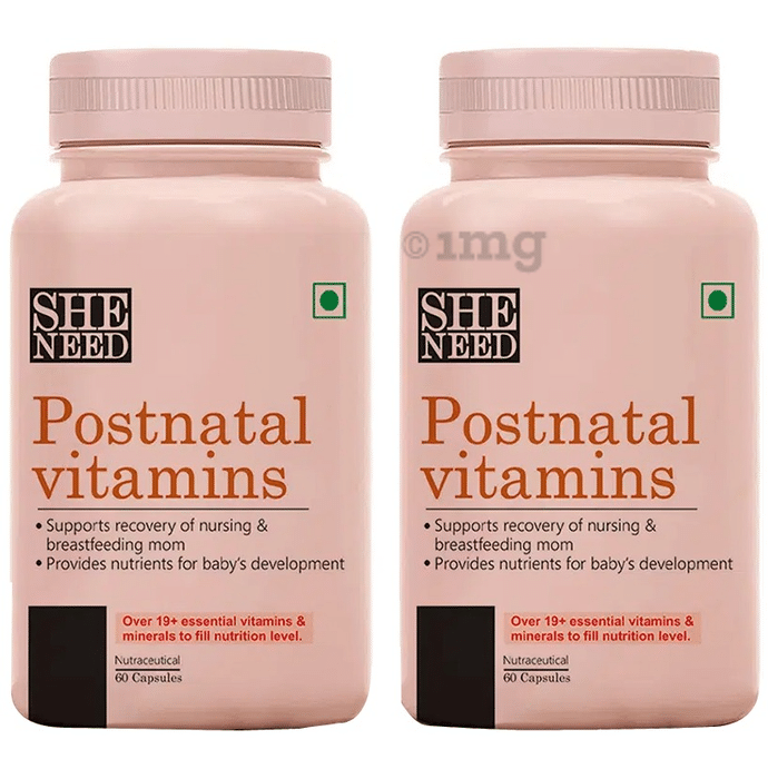 SheNeed Postnatal Vitamins Capsule (60 Each)