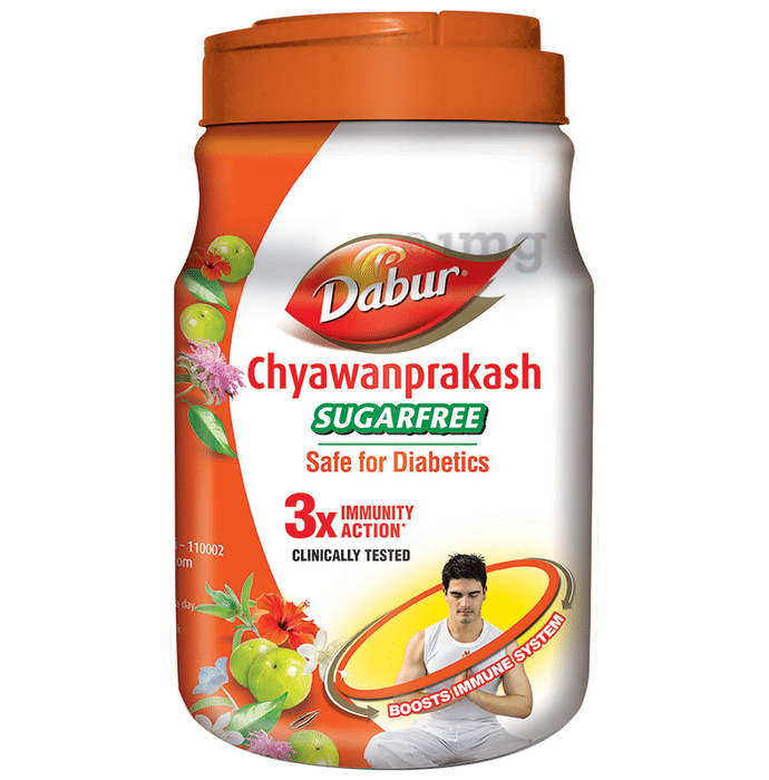 Dabur Chyawanprakash Sugar-Free (Chyawanprash) | Suitable for Diabetics & Boosts Immunity