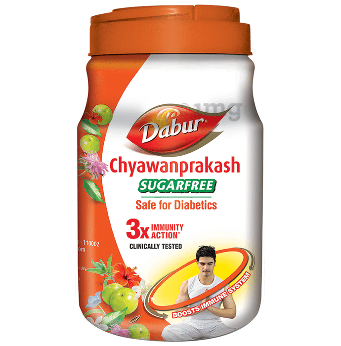 Dabur Chyawanprakash Sugar-Free (Chyawanprash) | Suitable for Diabetics & Boosts Immunity