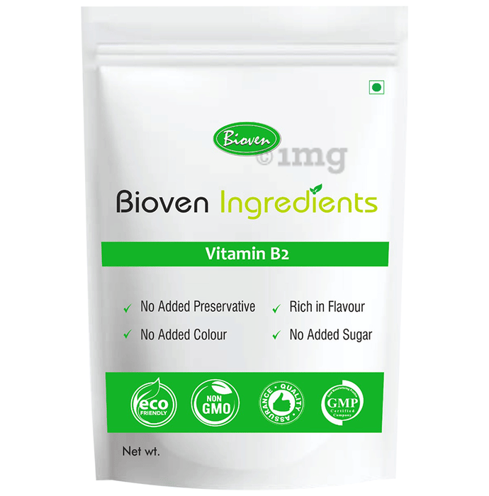 Bioven Vitamin B2 Powder Buy packet of 500.0 gm Powder at best price