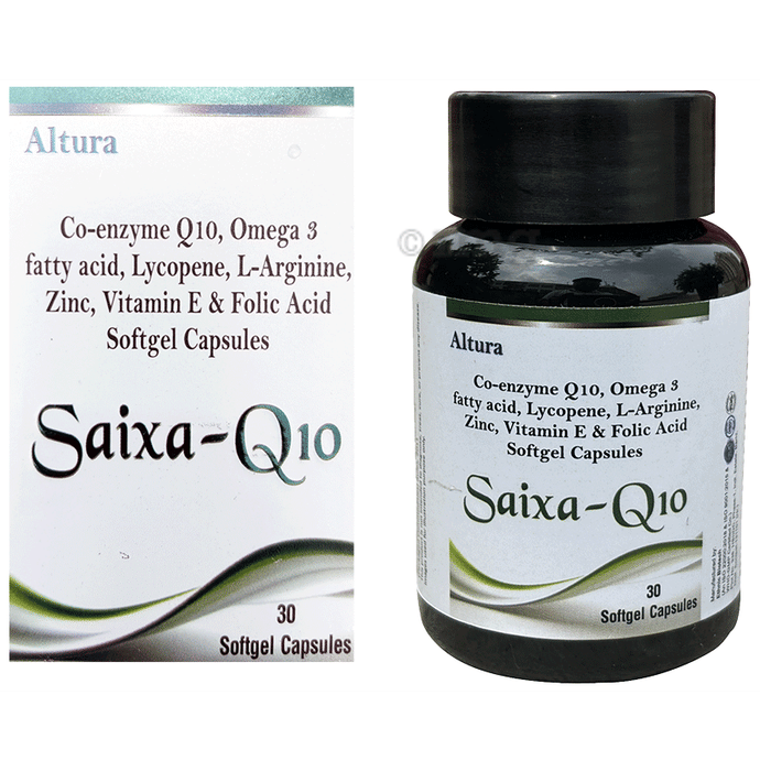 Altura SaixaQ10 Softgel Capsule Buy bottle of 30.0 soft gelatin