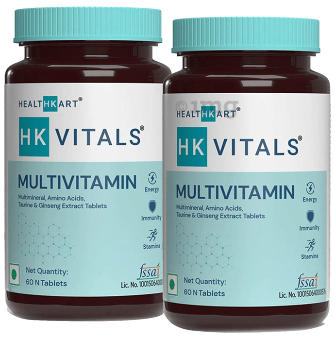 Healthkart HK Vitals Multivitamin Multimineral, Amino Acids, Taurine