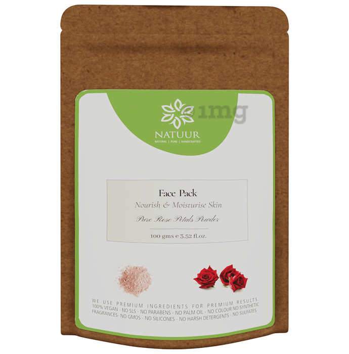 Natuur Pure Rose Petals Face Pack