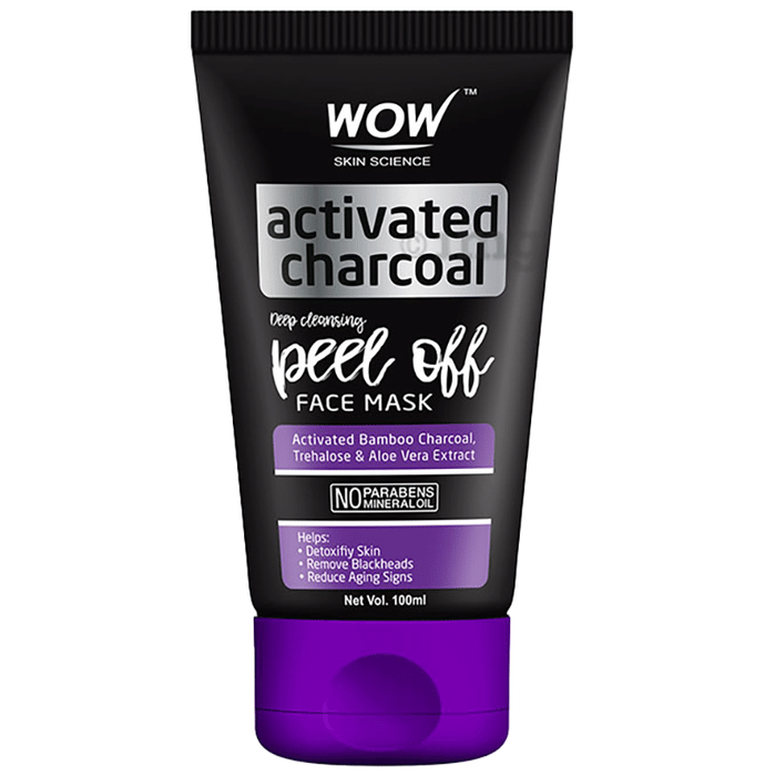 WOW Skin Science Activated Charcoal Peel Off Face Mask
