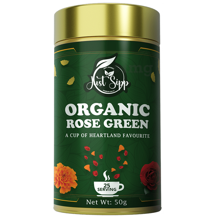 Just Sipp Organic Rose Green Tea