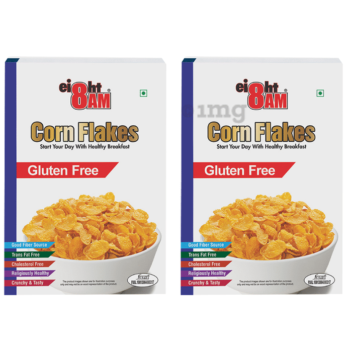 8AM Corn Flakes (300gm Each) Gluten Free
