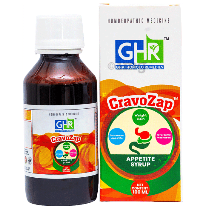 Ghai Homoeo Remedies Cravozap Syrup