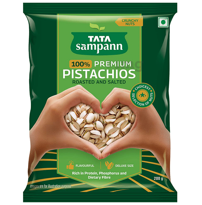 Tata Sampann 100% Premium Pistachios Roasted and Salted