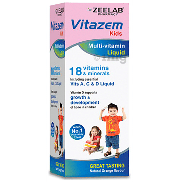 Vitazem Kids Multi-Vitamin Liquid Natural Orange
