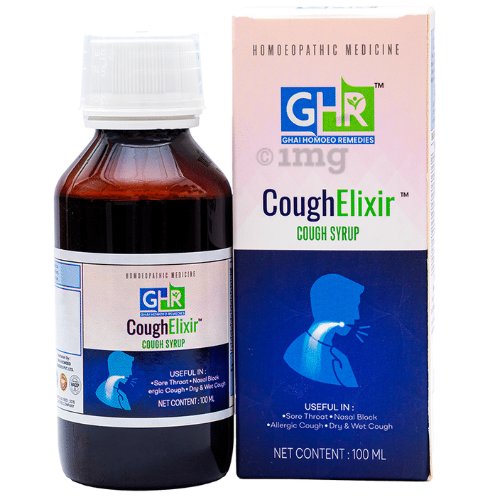 Ghai Homoeo Remedies Cough Elixir Syrup