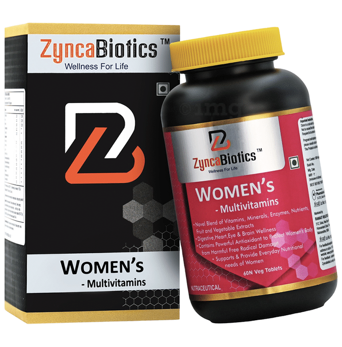 ZyncaBiotics Women's Multivitamins Veg Tablet