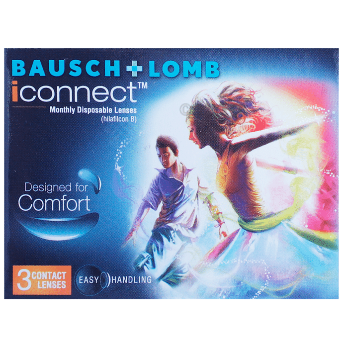 Baush + Lomb iConnect Monthly Disposable Lenses Optical Power -4.75