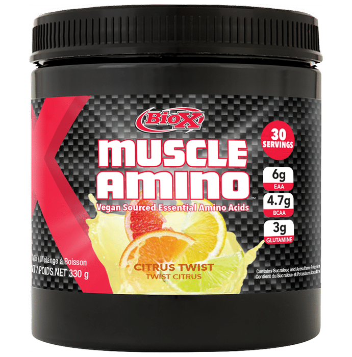 BioX Citrus Muscle Amino Vegan Sourced Essential Amino Acids Powder