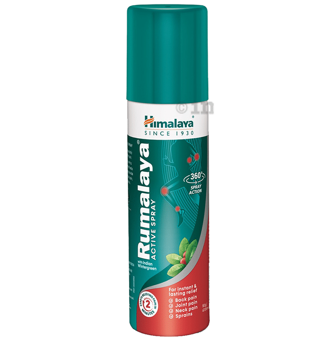 Himalaya Healthcare Rumalaya Active Spray Suitable for Back Pain, Joints Pain, Neck pain, Knee Pain, Shoulder Pain