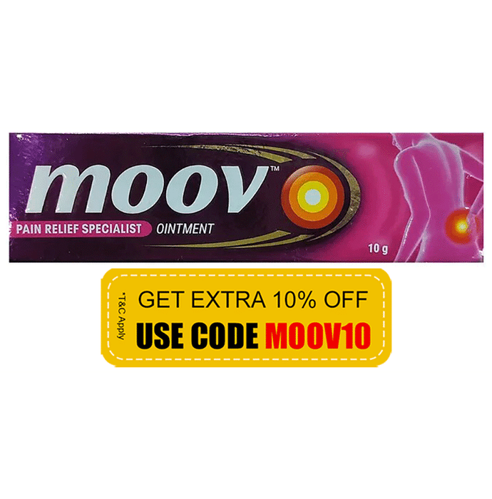 Moov Pain Relief Ointment for Back Pain, Joint Pain, Knee Pain, Muscle Pain