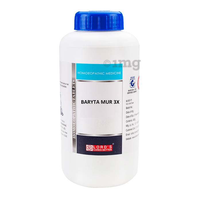 Lord's Baryta Mur Trituration Tablet 3X