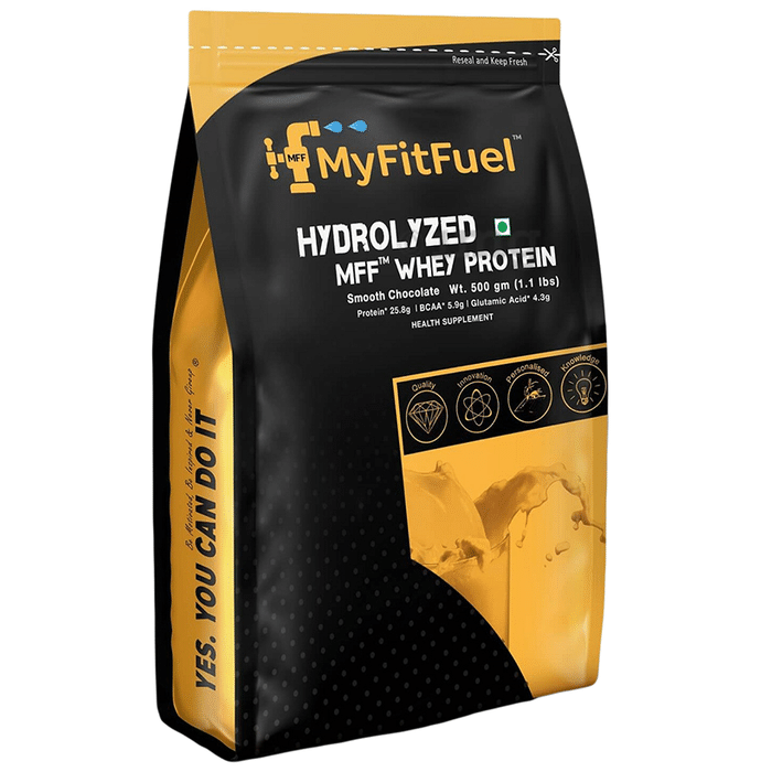 MyFitFuel Hydrolyzed Whey Protein Powder Smooth Chocolate