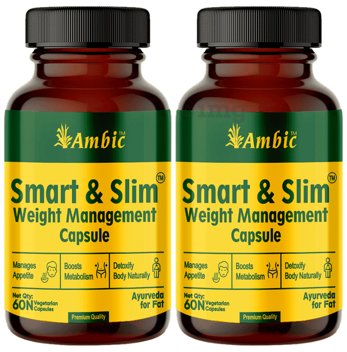 Ambic Smart & Slim Vegetarian Capsule (60 Each)
