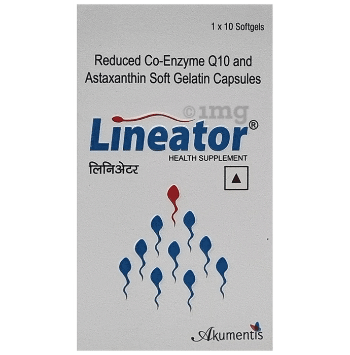 Lineator Astaxanthin & Reduced Coenzyme Q10 Capsule