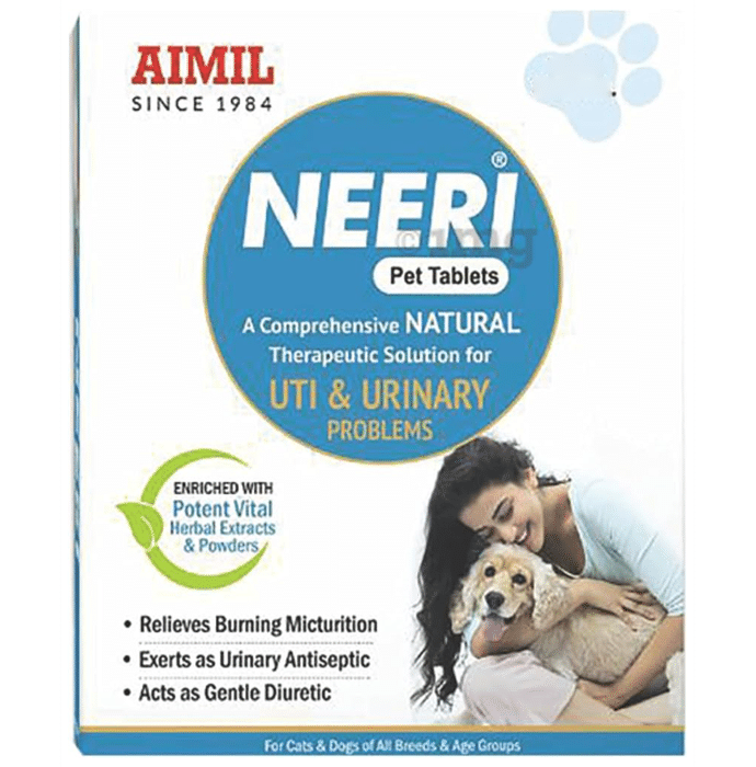 Aimil Neeri Pet Tablet | Herbal Kidney Medicine for Dogs & Cats