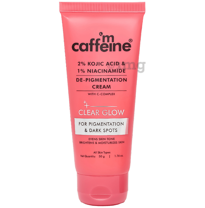 mCaffeine Clear Glow 2% Kojic Acid 1% Niacinamide De Pigmentation Cream