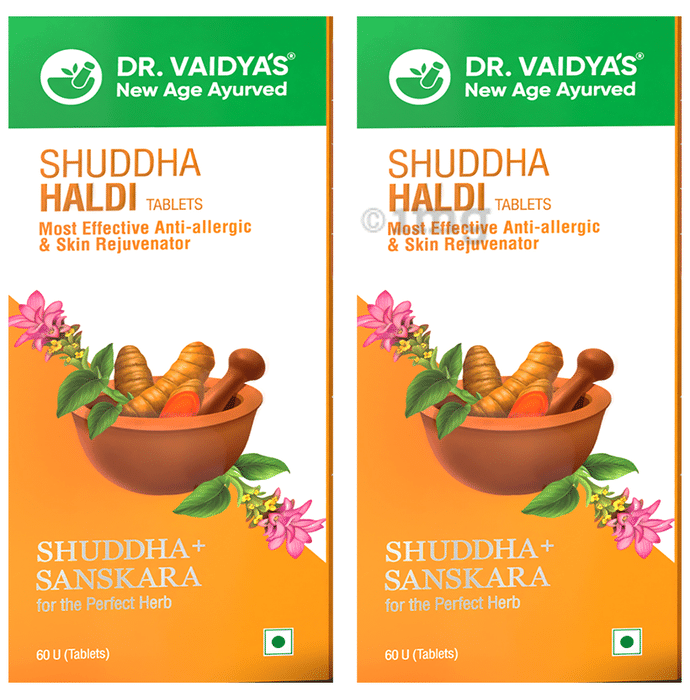 Dr. Vaidya's Shudda Haldi Tablet (60 Each)