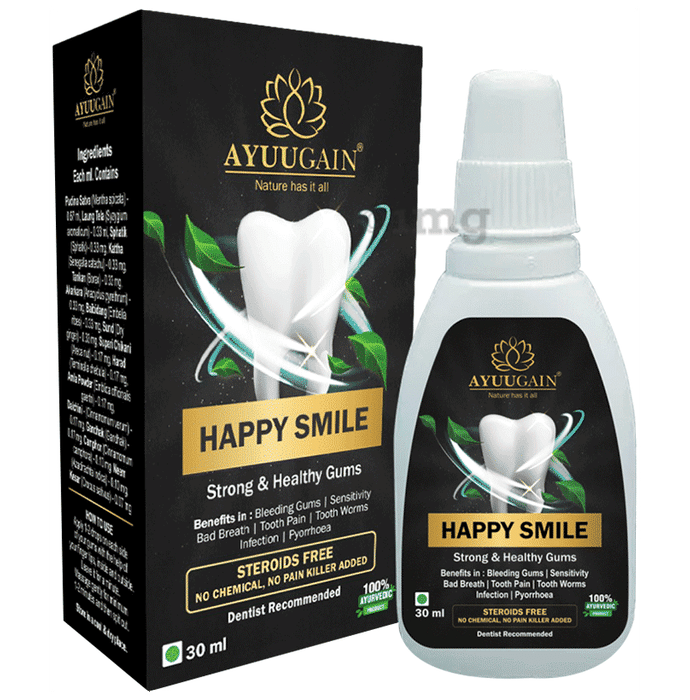 Ayuugain Happy Smile Strong and Healthy Gums(30ml Each)