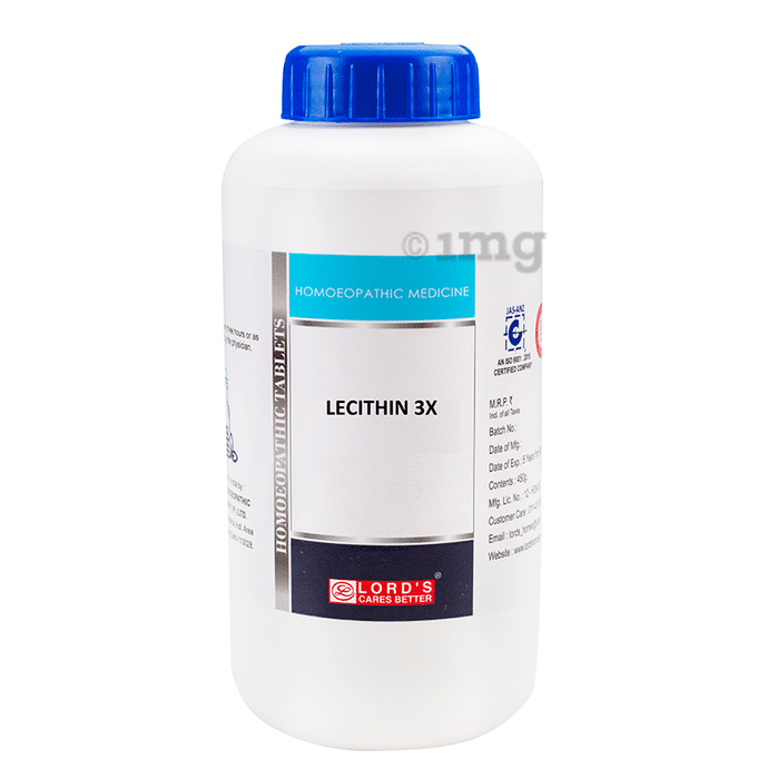 Lord's Lecithin Trituration Tablet 3X