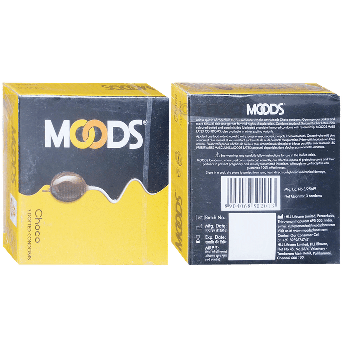 MOODS Dotted Condom Choco