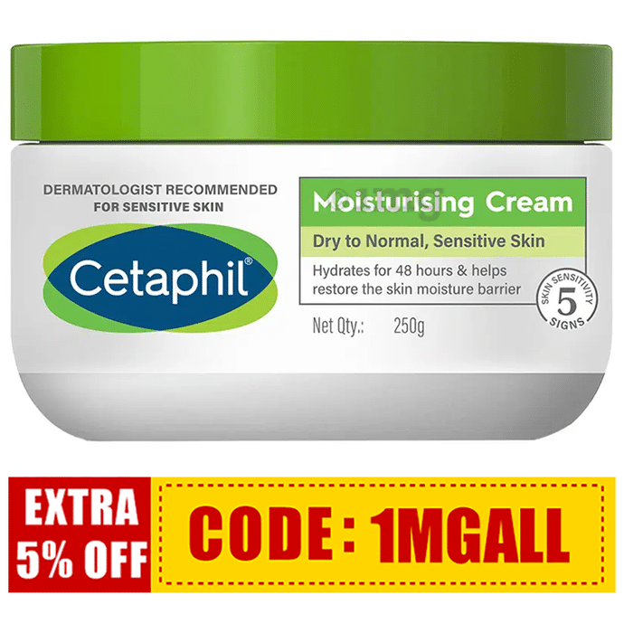 Cetaphil Moisturising Cream | Face Care Product for Dry to Normal, Sensitive Skin Dry to Normal, Sensitive Skin