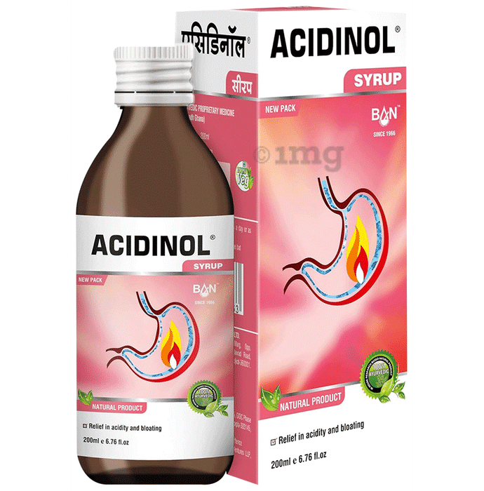 Acidinol |Improves Digestion and Helps in Acidity and Bloating | Syrup