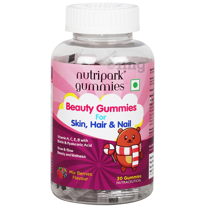 Nutripark Beauty Gummies for Skin, Hair & Nail Mix Berries