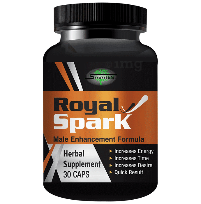 Sabates Royal Sparks Male Enhancement Formula Capsule: Buy bottle of 30.0  capsules at best price in India | 1mg