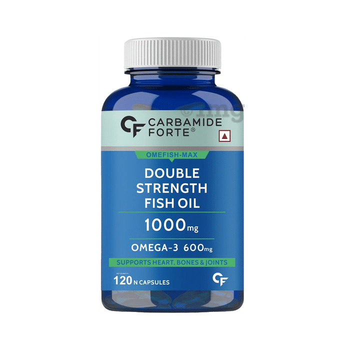 Carbamide Forte Omega 3 Fish Oil 600mg Double Strength Softgel Capsule
