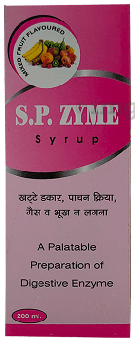 S.P Pharmaceuticals S.P. Zyme Syrup (200ml Each)