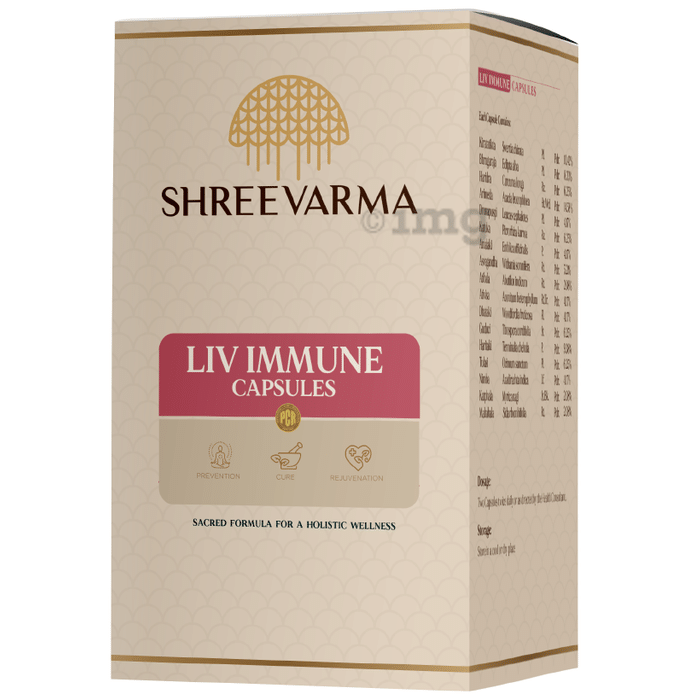 Shree Varma Liv Immune Capsule (60 Each)