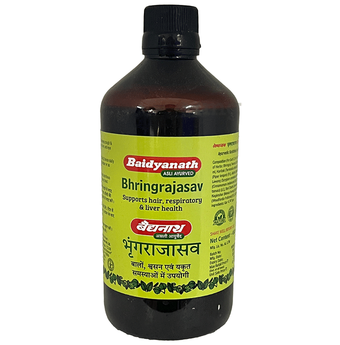 Baidyanath Bhringrajasava | Manages Hair Fall & Greying of Hair